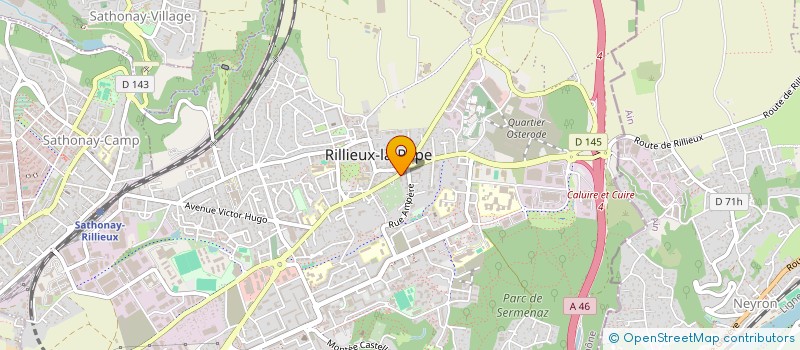 localisation de l'entreprise MONSIEUR VIVIEN DE ARAUJO  RILLIEUX-LA-PAPE