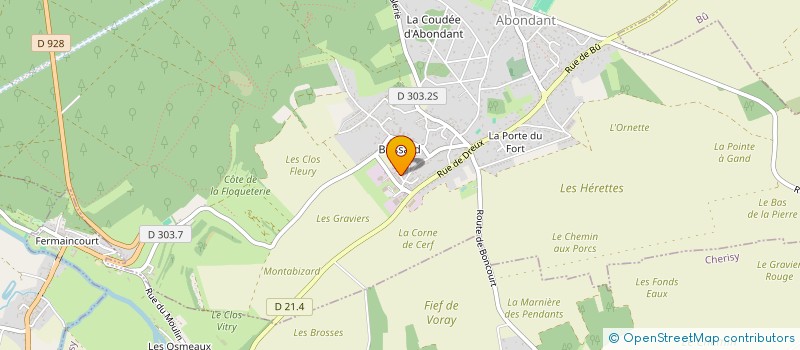 localisation de l'entreprise MONSIEUR VIVIEN DEBEAUPTE à ABONDANT