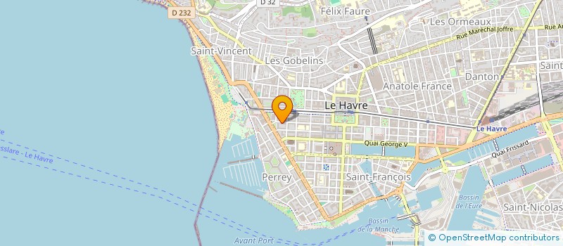 localisation de l'entreprise MONSIEUR VIVIEN DELANGE à LE HAVRE
