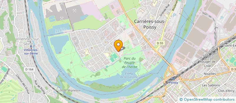 localisation de l'entreprise MONSIEUR VIVIEN DESPORT  CARRIERES-SOUS-POISSY