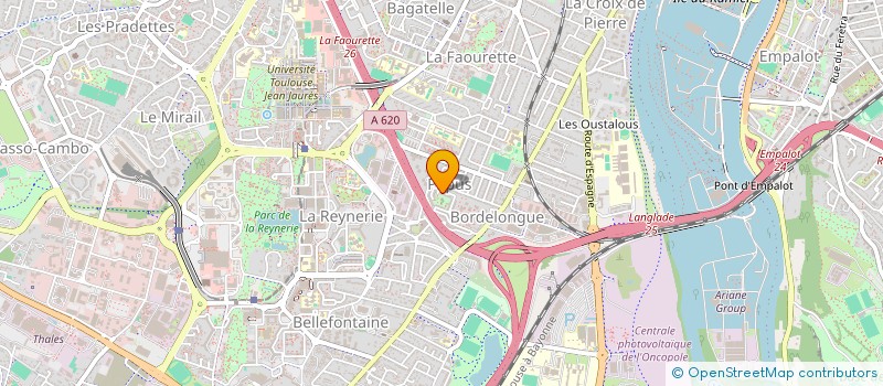 localisation de l'entreprise MONSIEUR VIVIEN DUBOS à TOULOUSE