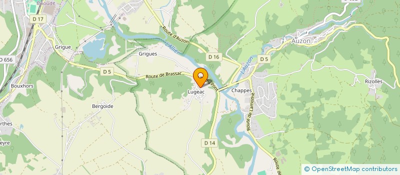 localisation de l'entreprise MONSIEUR VIVIEN DUFOUR  AUZON