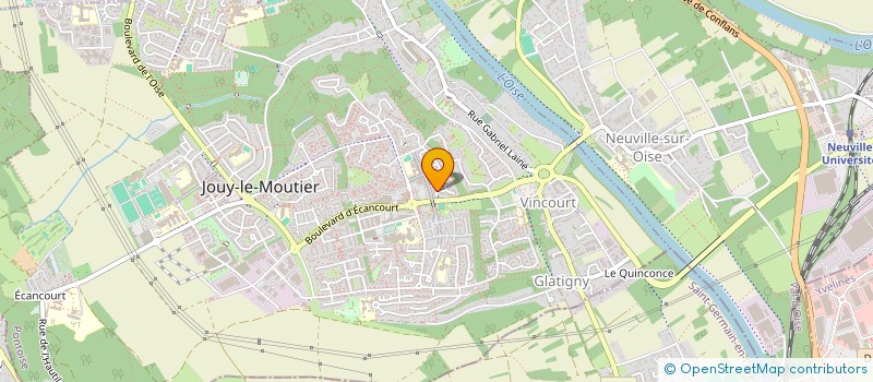 localisation de l'entreprise MONSIEUR VIVIEN DUMONT à JOUY-LE-MOUTIER
