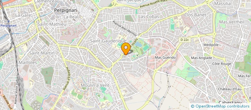 localisation de l'entreprise MONSIEUR VIVIEN DUPUY  PERPIGNAN