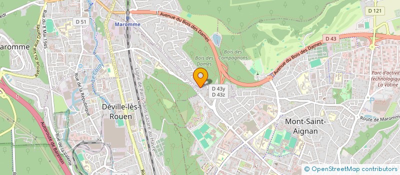 localisation de l'entreprise MONSIEUR VIVIEN DUVAIL  NOTRE-DAME-DE-BONDEVILLE