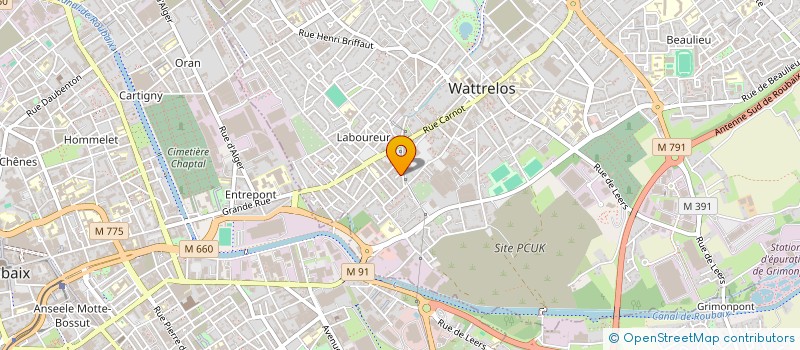 localisation de l'entreprise MONSIEUR VIVIEN FERGANI  WATTRELOS