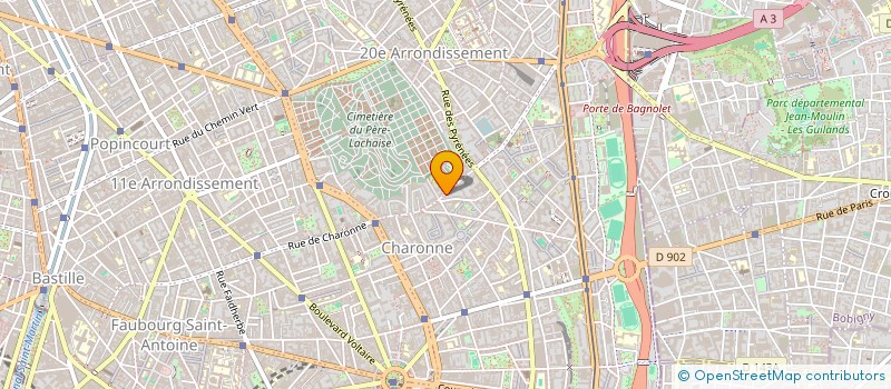 localisation de l'entreprise MONSIEUR VIVIEN FERRAN  PARIS