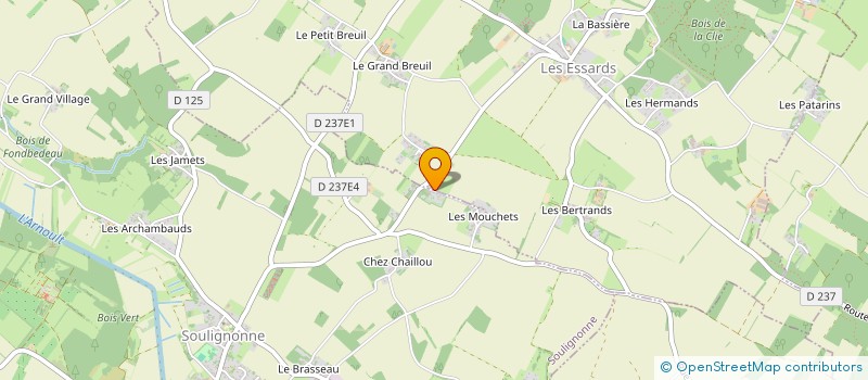 localisation de l'entreprise MONSIEUR VIVIEN FORMOSA à LES ESSARDS