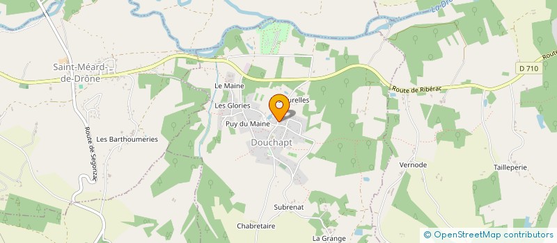 localisation de l'entreprise MONSIEUR VIVIEN FOUQUET  DOUCHAPT