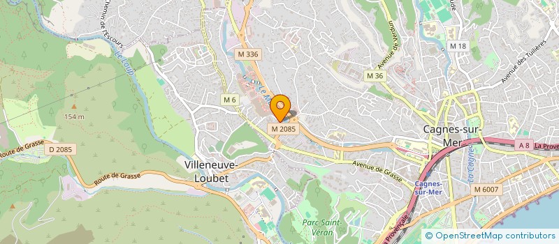 localisation de l'entreprise MONSIEUR VIVIEN FOURNY à CAGNES-SUR-MER