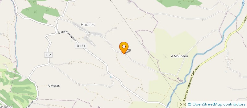 localisation de l'entreprise MONSIEUR VIVIEN FOURRE  HAULIES