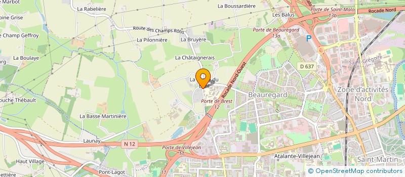 localisation de l'entreprise MONSIEUR VIVIEN FRANCOIS à RENNES