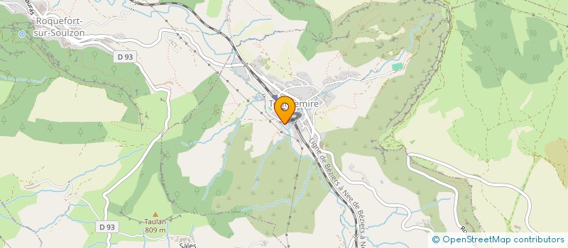 localisation de l'entreprise MONSIEUR VIVIEN FRAYSSE  TOURNEMIRE