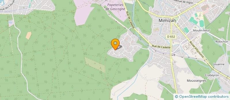 localisation de l'entreprise MONSIEUR VIVIEN GIARDELLA  MIMIZAN