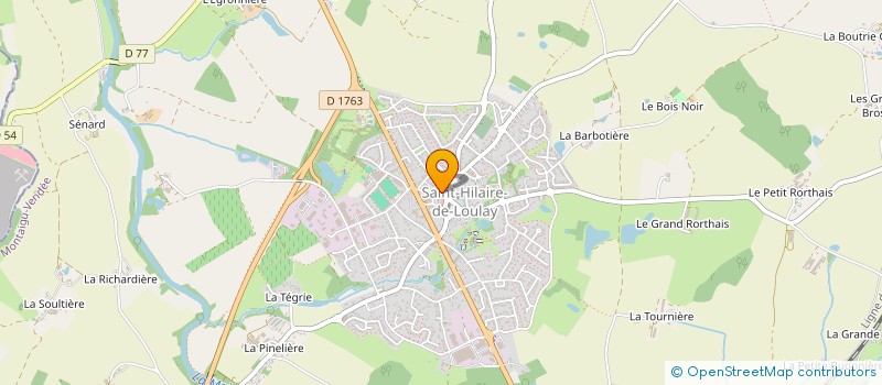 localisation de l'entreprise MONSIEUR VIVIEN GIRARD à MONTAIGU-VENDEE