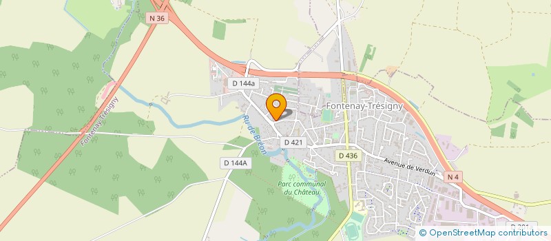 localisation de l'entreprise MONSIEUR VIVIEN GOBERT  FONTENAY-TRESIGNY