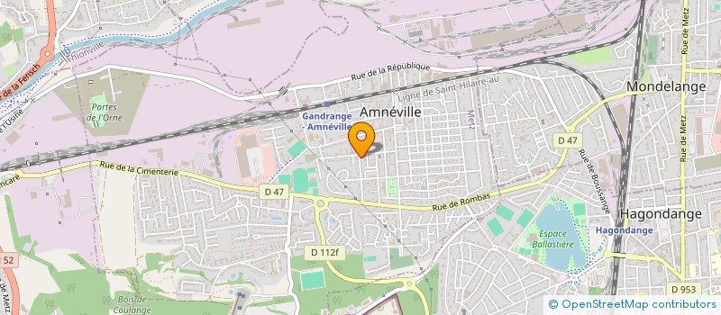 localisation de l'entreprise MONSIEUR VIVIEN GOUJU  AMNEVILLE