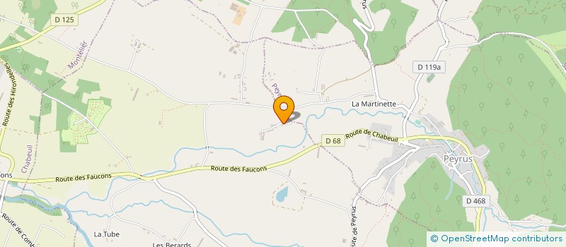 localisation de l'entreprise MONSIEUR VIVIEN GRANDOUILLER à CHATEAUDOUBLE