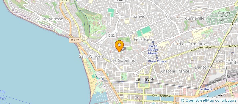 localisation de l'entreprise MONSIEUR VIVIEN GRUEL  LE HAVRE