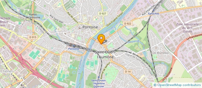 localisation de l'entreprise MONSIEUR VIVIEN HASSOUN  SAINT-OUEN-L'AUMONE