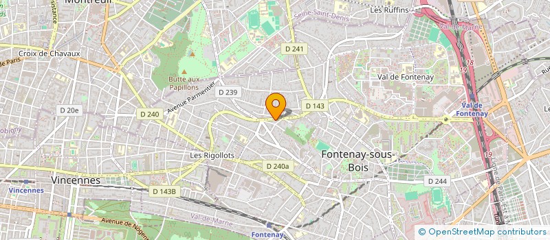 localisation de l'entreprise MONSIEUR VIVIEN JOURDAIN à FONTENAY-SOUS-BOIS