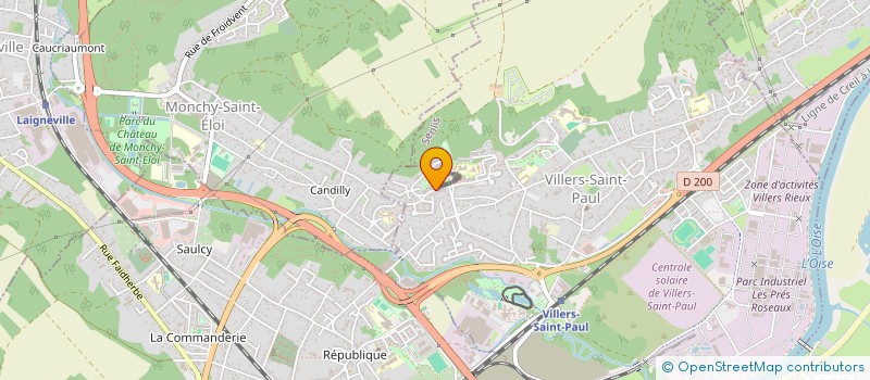 localisation de l'entreprise MONSIEUR VIVIEN KAMAKULUAKIDIKO-MVUANA  VILLERS-SAINT-PAUL