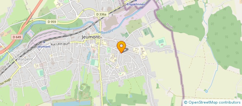localisation de l'entreprise MONSIEUR VIVIEN KOESTEL à JEUMONT