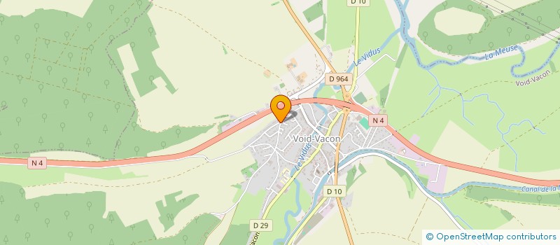 localisation de l'entreprise MONSIEUR VIVIEN LAINET  VOID-VACON