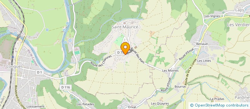 localisation de l'entreprise MONSIEUR VIVIEN LAROCHE à SAINT-MAURICE