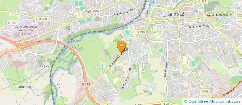 localisation de l'entreprise MONSIEUR VIVIEN LEGLUAIS  SAINT-LO