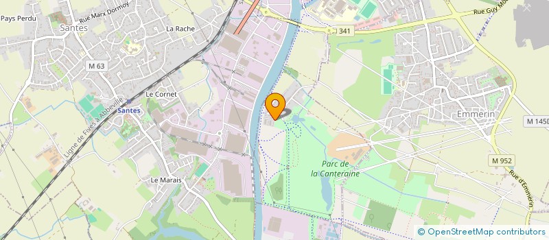 localisation de l'entreprise MONSIEUR VIVIEN LESPAGNOL à HAUBOURDIN