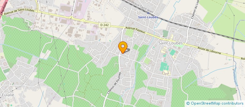 localisation de l'entreprise MONSIEUR VIVIEN LEVESQUE  SAINT-LOUBES