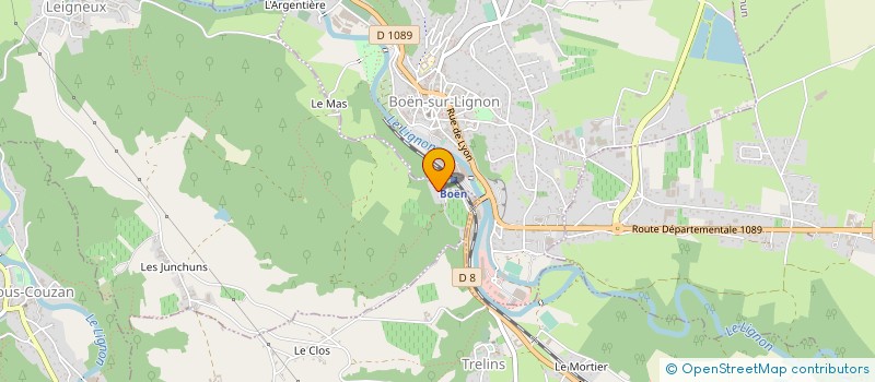 localisation de l'entreprise MONSIEUR VIVIEN MARECHET  LEIGNEUX