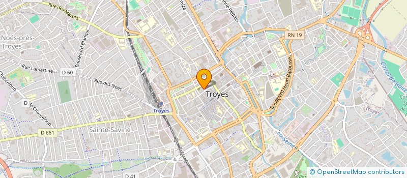 localisation de l'entreprise MONSIEUR VIVIEN MASSIN à TROYES