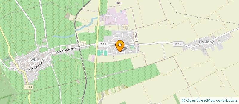 localisation de l'entreprise MONSIEUR VIVIEN MATHIEU  EPERNAY