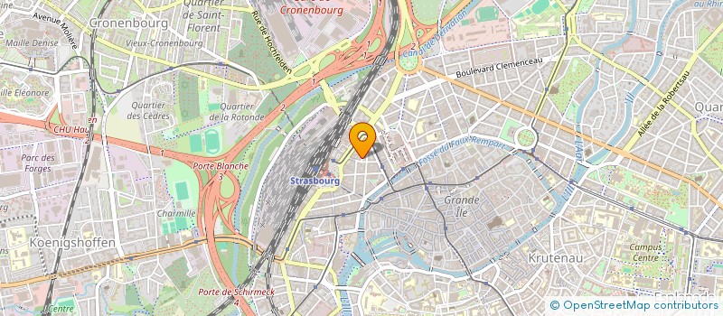 localisation de l'entreprise MONSIEUR VIVIEN MENNINGER à STRASBOURG