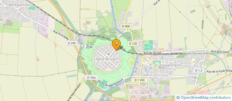 localisation de l'entreprise MONSIEUR VIVIEN MIERZEJEWSKI  NEUF-BRISACH