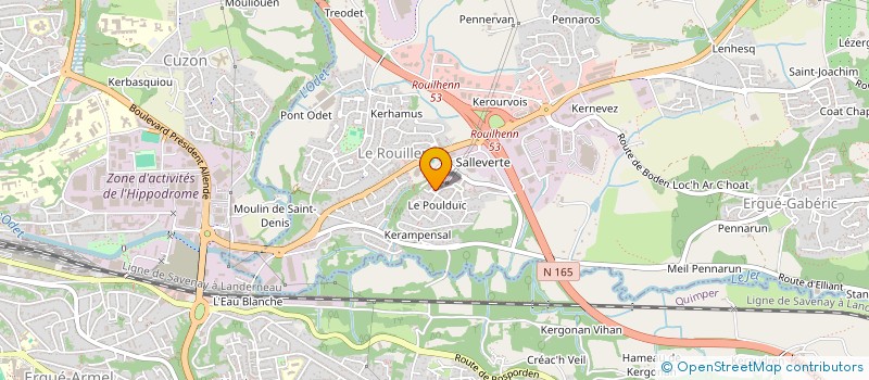 localisation de l'entreprise MONSIEUR VIVIEN MISSAMOU SOUATOU  ERGUE-GABERIC