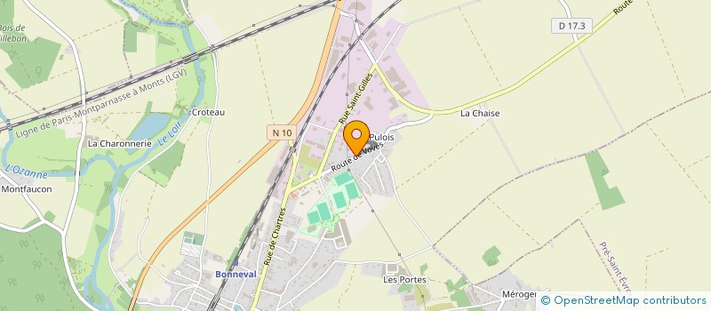 localisation de l'entreprise MONSIEUR VIVIEN MOUNDZENGOULOU  BONNEVAL