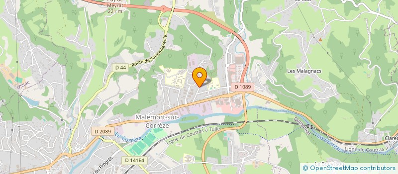 localisation de l'entreprise MONSIEUR VIVIEN NOUZAREDE  MALEMORT