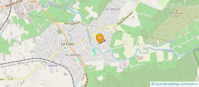 localisation de l'entreprise MONSIEUR VIVIEN PAPPALARDO  LA CRAU