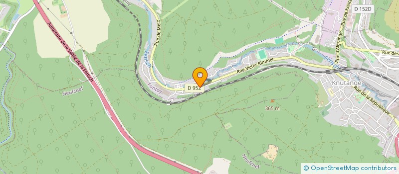 localisation de l'entreprise MONSIEUR VIVIEN PIETRYNIACK  FONTOY