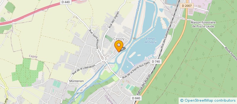 localisation de l'entreprise MONSIEUR VIVIEN POINTEAU à CEPOY