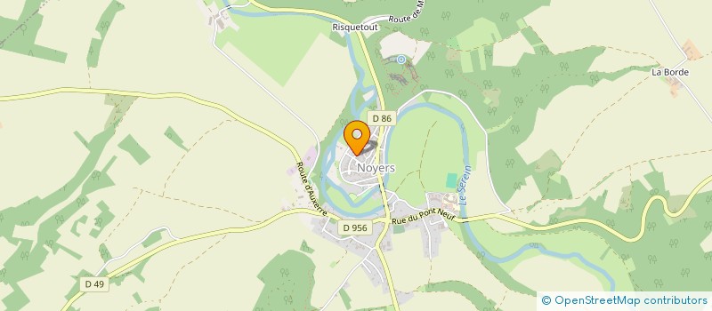 localisation de l'entreprise MONSIEUR VIVIEN PONTHIEU à NOYERS