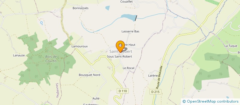 localisation de l'entreprise MONSIEUR VIVIEN PONTONI à SAINT-ROBERT