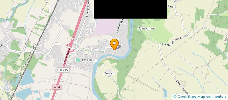 localisation de l'entreprise MONSIEUR VIVIEN PRADERIE  LE FAUGA