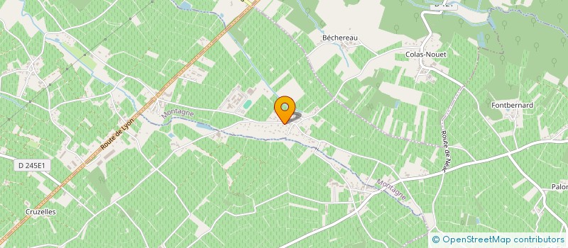 localisation de l'entreprise MONSIEUR VIVIEN RELET  MONTAGNE