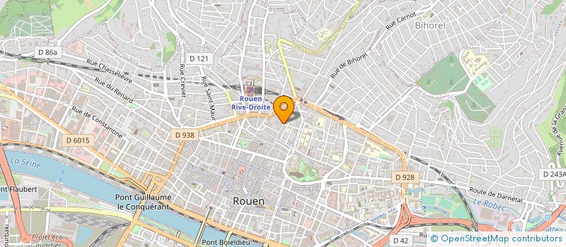 localisation de l'entreprise MONSIEUR VIVIEN RENOUF à ROUEN