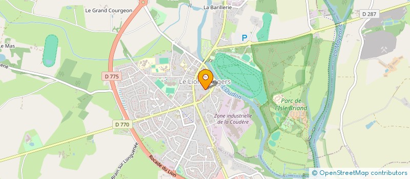 localisation de l'entreprise MONSIEUR VIVIEN ROBERT  LE LION-D'ANGERS