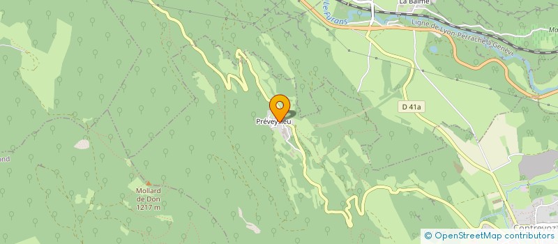 localisation de l'entreprise MONSIEUR VIVIEN ROMANO  CONTREVOZ